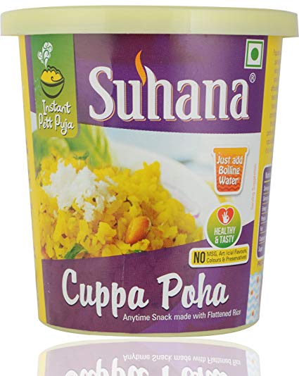 Suhana Cuppa Poha 80g Ready To Eat, Just Add Hot Water