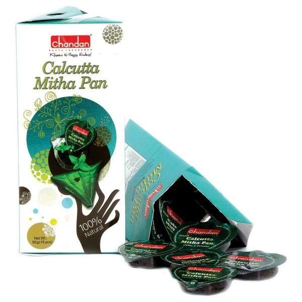 Chandan Calcutta Mitha Pan 90 g (15 Pieces)