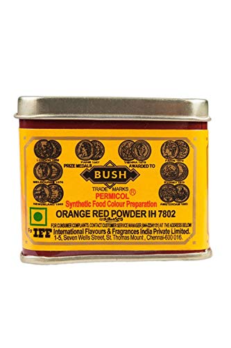 Food Colour Bush Orange Red Powder 100 g