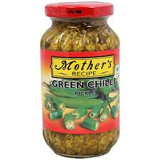 Mother Green Chilly Pickle 300 g