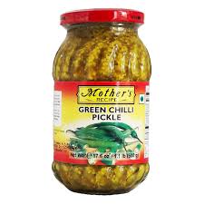 Mother Green Chilly Pickle 500 g