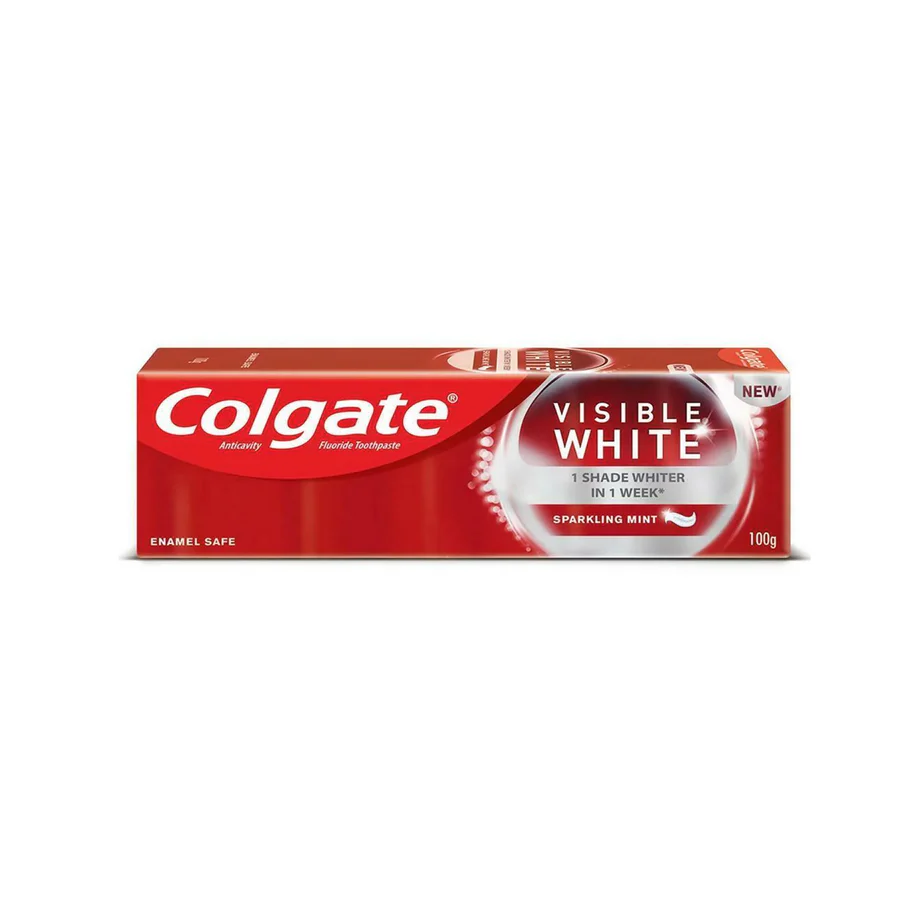 Colgate Visible White Sparkling Mint Fluoride Toothpaste 100 g