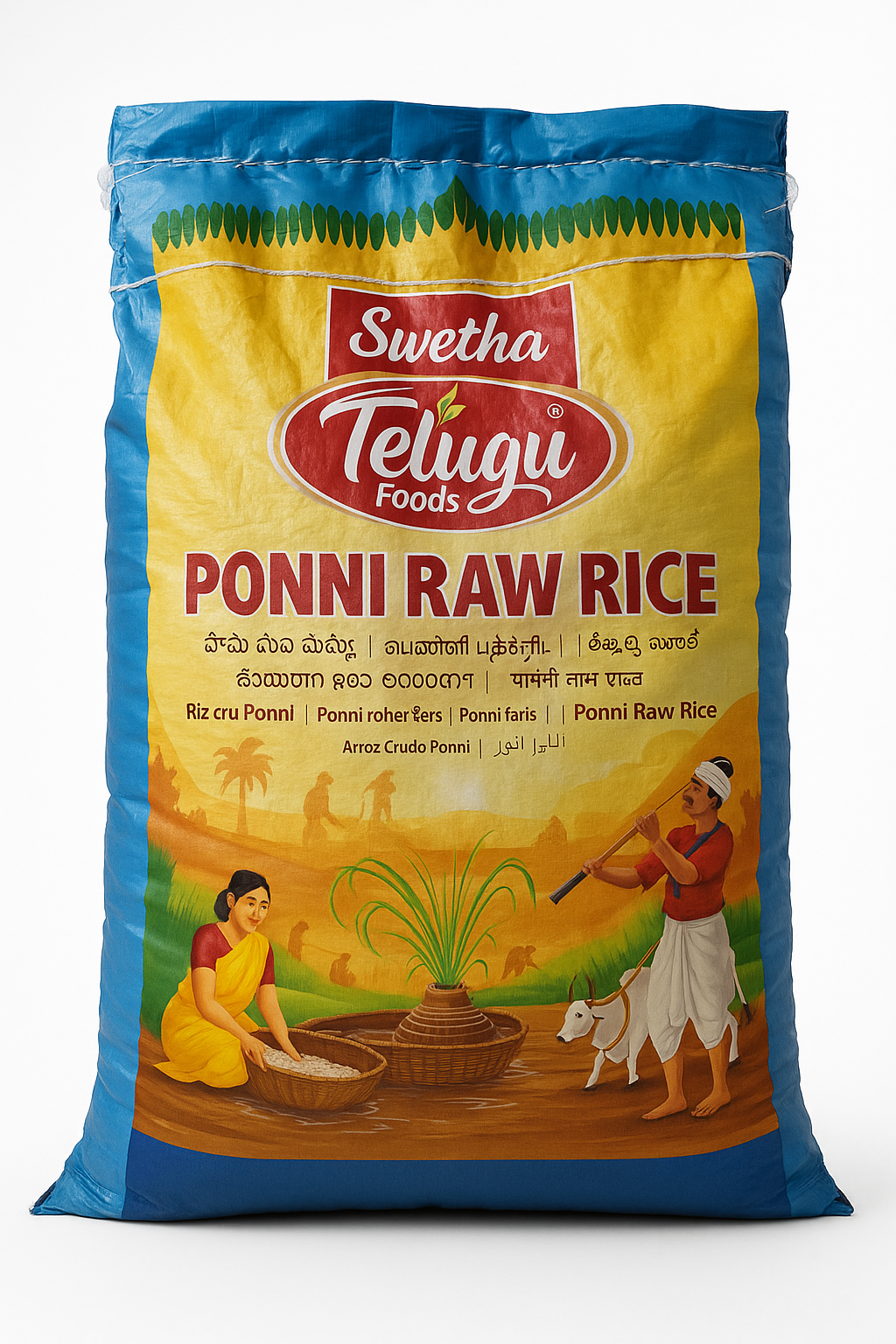 Swetha Telugu Foods Ponni Raw Rice 5 kg