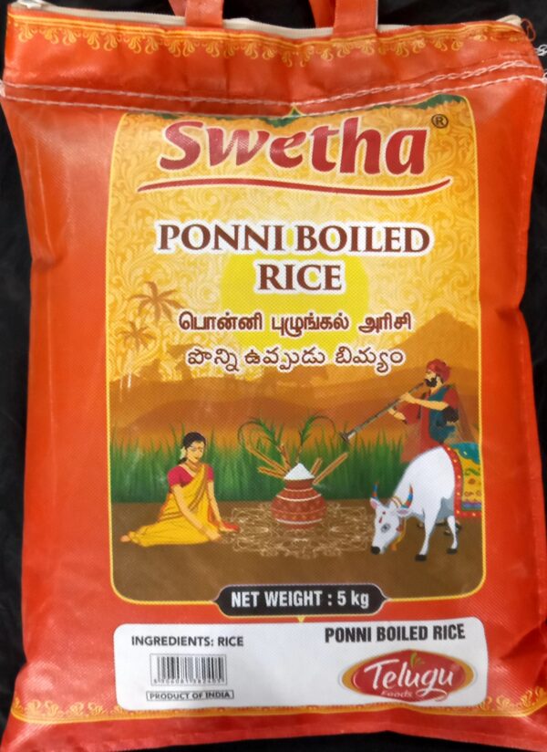 Swetha Telugu Foods Ponni Boiled Rice 5 kg